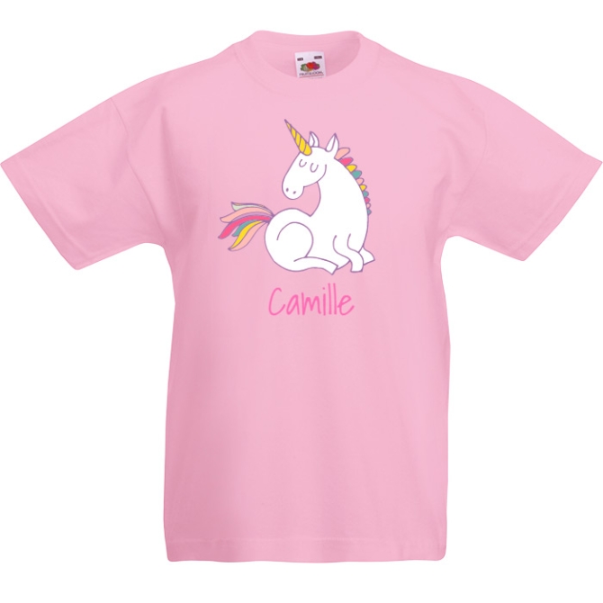 T-shirt da personalizzare - Unicorno Bianco 
