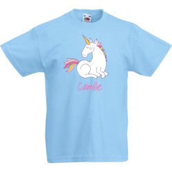 T-shirt da personalizzare - Unicorno Bianco. n1