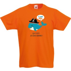 T-shirt da personalizzare - Balena Ahoy!. n°2