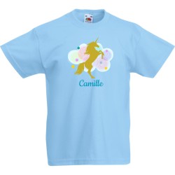 T-shirt da personalizzare - Unicorno dorato. n2