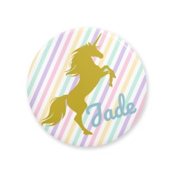 Badge da personalizzare - Unicorno. n2