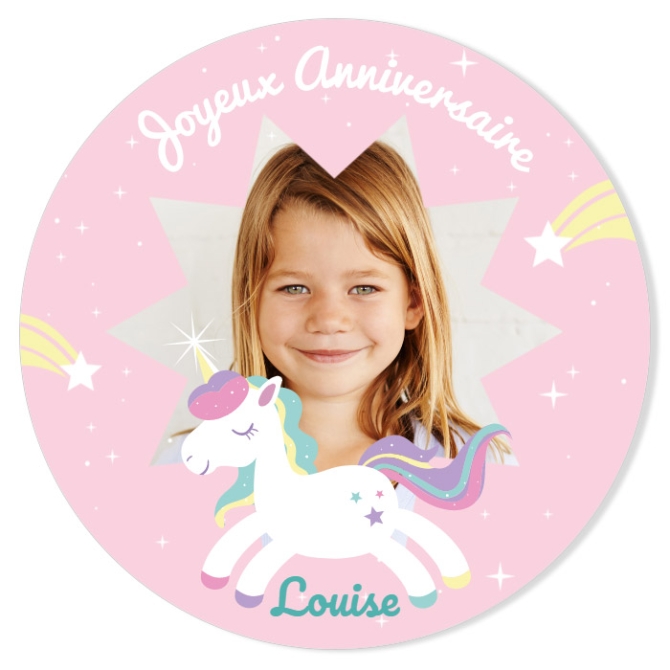 Fotocroc da personalizzare - Unicorn Star Photo 