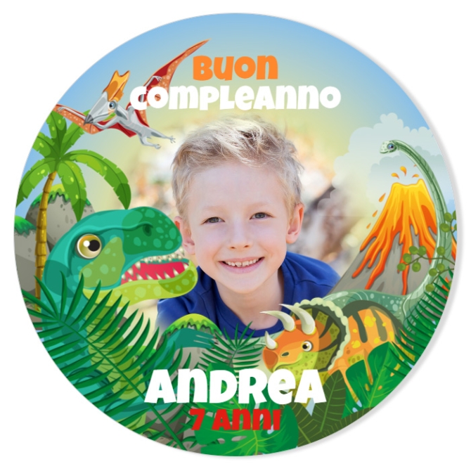 Fotocroc da personalizzare - Dino T-Rex Photo 