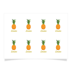 8 tatuaggi da personalizzare - Ananas. n1