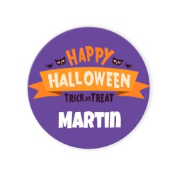 Dischi cupcake da personalizzare - Happy Halloween. n2