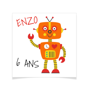 8 tatuaggi da personalizzare - Robot Enzo