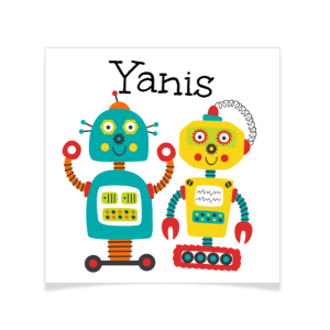 8 tatuaggi da personalizzare - Robot Yanis
