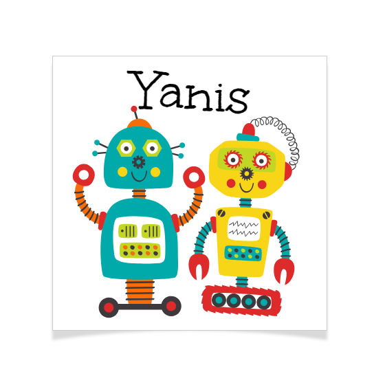 8 tatuaggi da personalizzare - Robot Yanis 