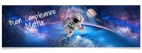 Striscione personalizzato - Astronauta