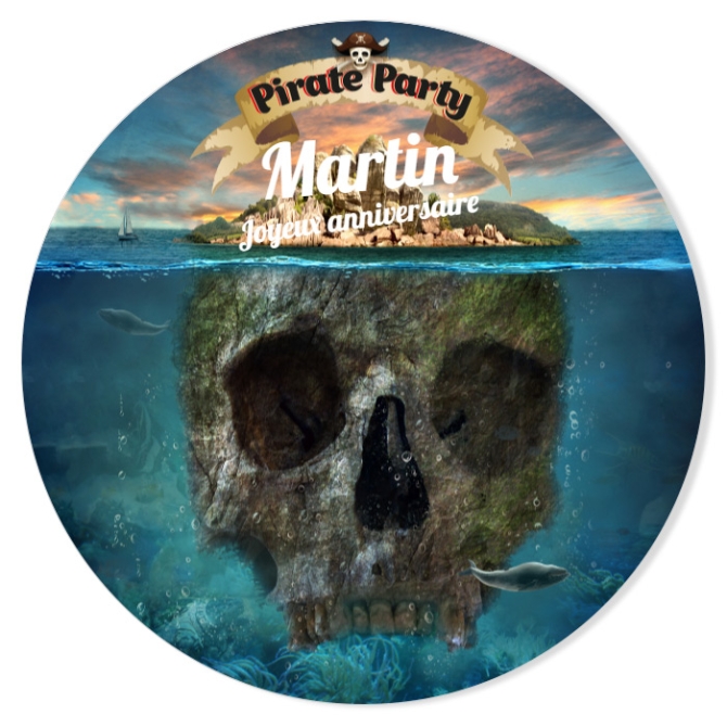 Fotocroc da personalizzare - Pirate Ghost Island 