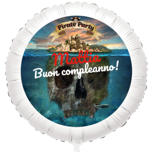 Palloncino da personalizzare - Pirate Ghost Island