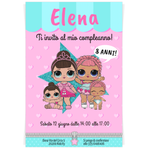 Invito da personalizzare - Lol Surprise