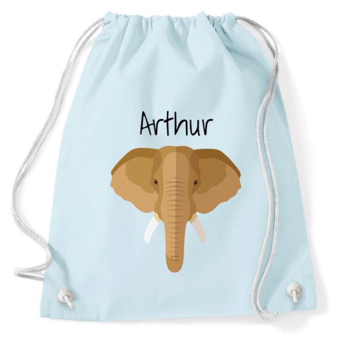 Borsa per attivit da personalizzare - Elefante 