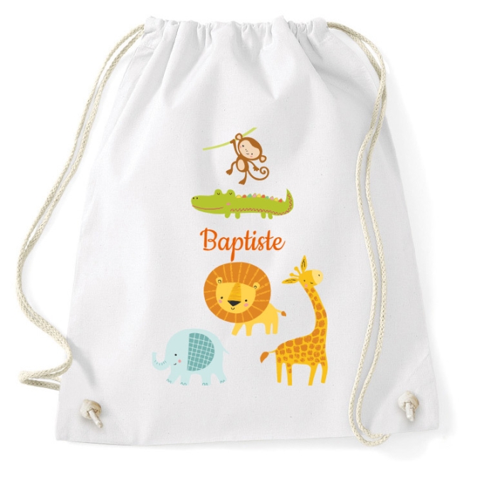 Borsa attivit da personalizzare - Baby Jungle 