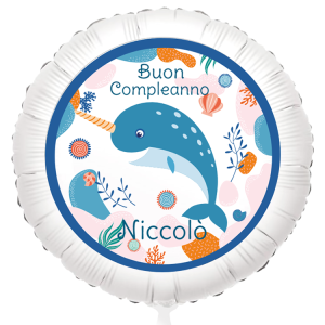 Palloncino da personalizzare - Narvalo