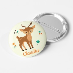 Badge da personalizzare - Fawn. n1