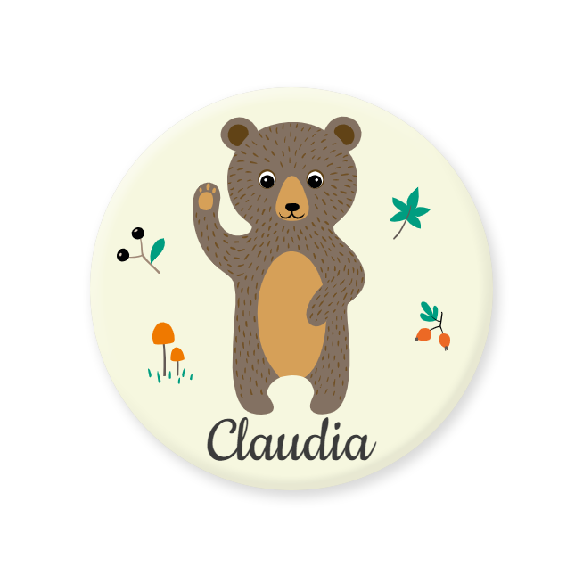 Badge da personalizzare - Orso 