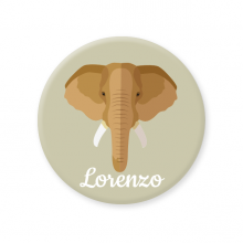 Badge da personalizzarez - Elefante