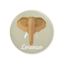 Badge da personalizzare - Elefante