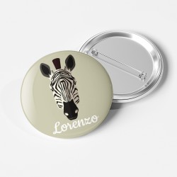 Badge da personalizzarez - Zebra. n1