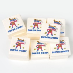 12 marshmallow personalizzati - Super girl. n1