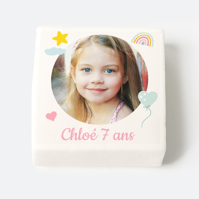 12 marshmallow personalizzati - Arcobaleno 