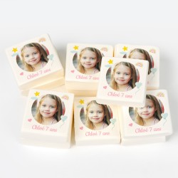 12 marshmallow personalizzati - Arcobaleno. n1