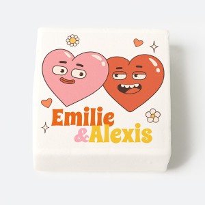 12 marshmallows personalizzati - Amanti