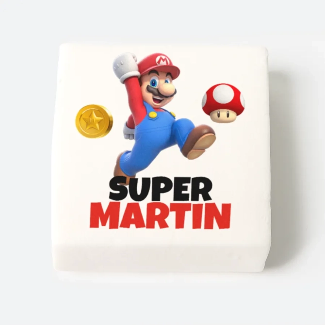 12 marshmallow personalizzati - Mario 
