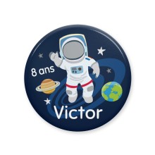Badge da personalizzare - Astronauta Spaziale