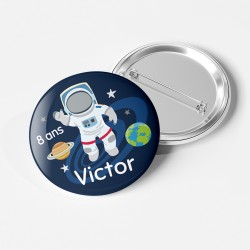 Badge da personalizzare - Astronauta Spaziale. n1