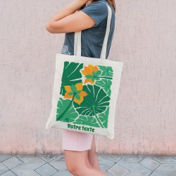 Borsa da viaggio personalizzabile - Foglie tropicali. n6