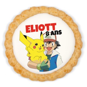 Biscotto personalizzato - Pokemon Sacha