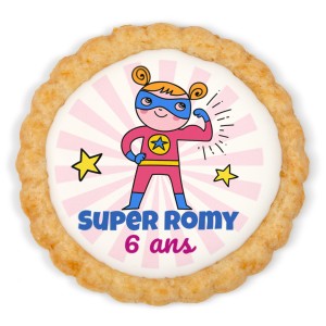 Biscotto personalizzato - Super girl