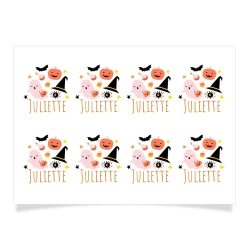 8 tatuaggi da personalizzare - Halloween Groovy Juliette. n1