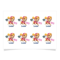 8 tatuaggi da personalizzare - Paw Patrol Skye. n1