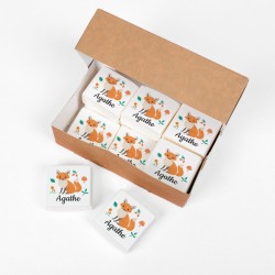 12 Marshmallow personalizzati - Volpe. n2