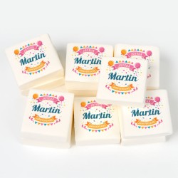 12 Marshmallow personalizzati - Buon compleanno. n1