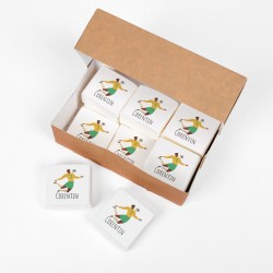 12 Marshmallow personalizzati - Giocatore di football. n2