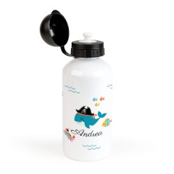 Borraccia personalizzata - Balena pirata. n1