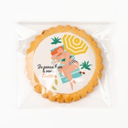 Biscotto personalizzato - La spiaggia. n4