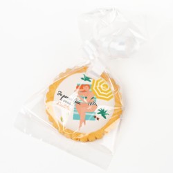 Biscotto personalizzato - La spiaggia. n5
