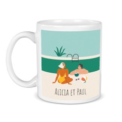 Tazza da personalizzare - La piscina. n1