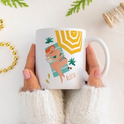 Tazza da personalizzare - La spiaggia. n3