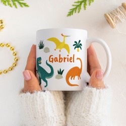 Tazza da personalizzare - Dinosauri. n3