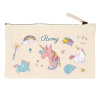 Astuccio personalizzato - Unicorno arcobaleno