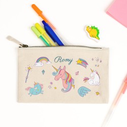 Astuccio personalizzato - Unicorno arcobaleno. n1
