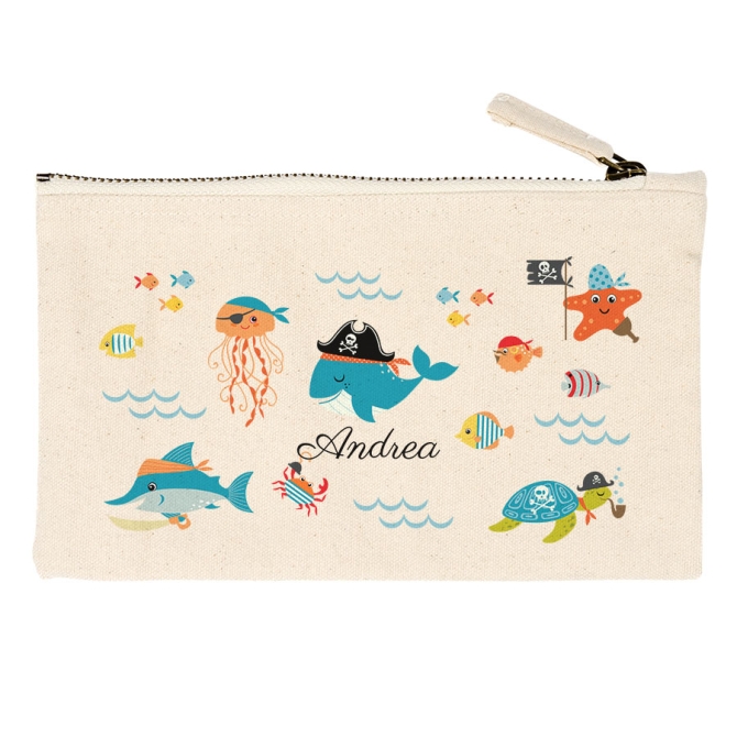 Astuccio personalizzato - Balena pirata 