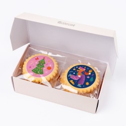 Biscotti personalizzati Funky Christmas Collection - 10 biscotti. n2