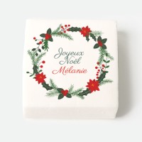 12 Marshmallow personalizzati - Ghirlanda di Natale